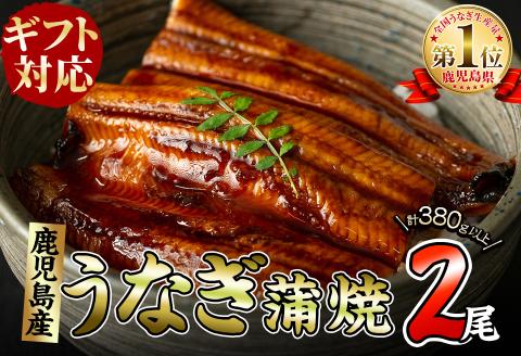 【ギフト対応】くすだ屋の極上うなぎ2尾(190g×2)＜計380g以上＞ a7-003