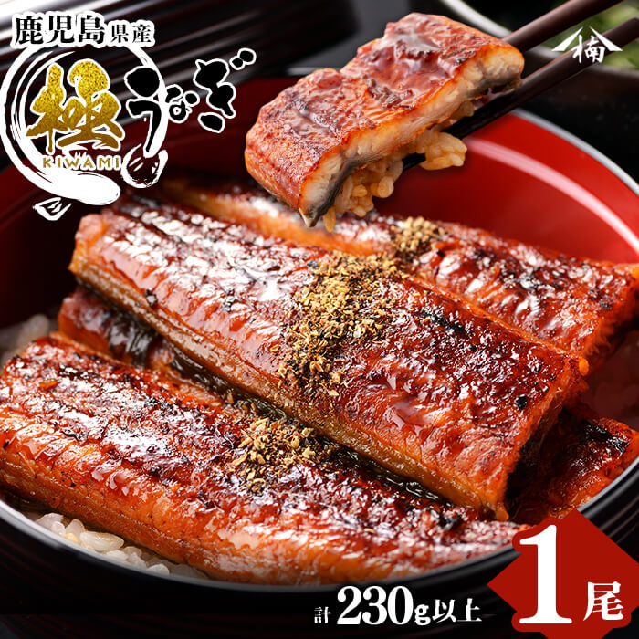 楠田の極うなぎ 蒲焼き 1尾(230g以上) a3-184