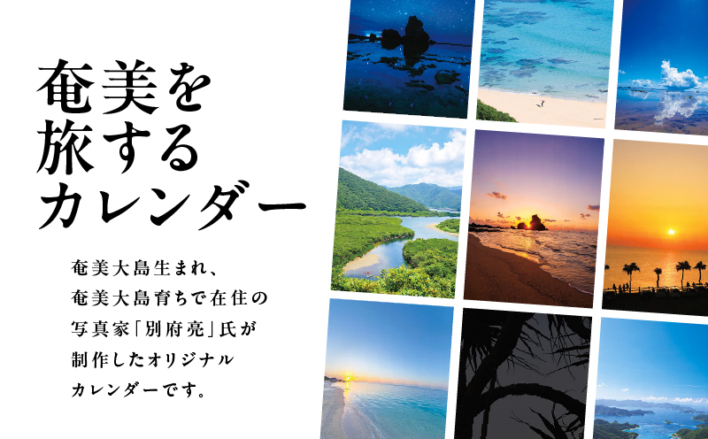 奄美カレンダー2026年 卓上・壁掛セット　A021-049-01