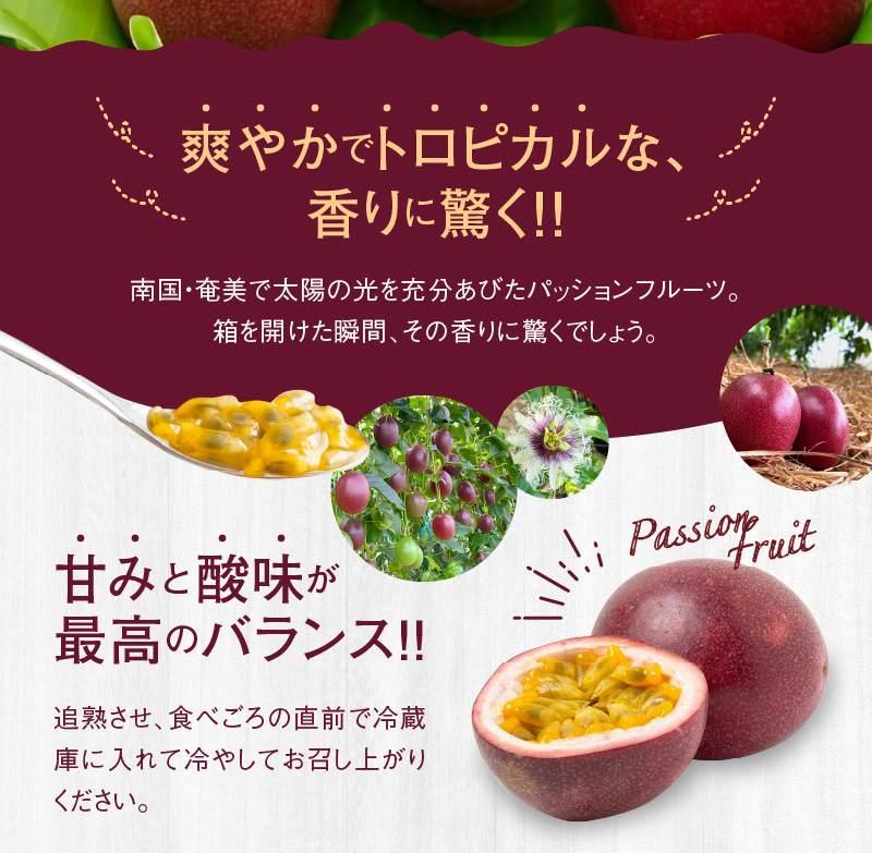【2026年先行予約】かさりパッションフルーツ 贈答用 1kg（10～15個入り サイズ混在）　A072-001