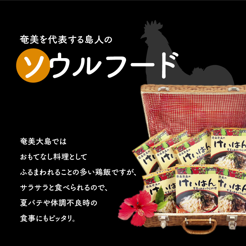 島料理の定番・鶏飯（けいはん）5箱セット　A003-001-02