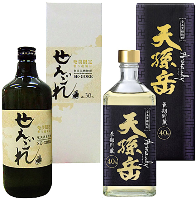 奄美黒糖焼酎「奄美限定せえごれ」30度、「長期貯蔵 天孫岳（アマンディ）」40度 720ml 2本セット【世界自然遺産 登録記念】　A043-004