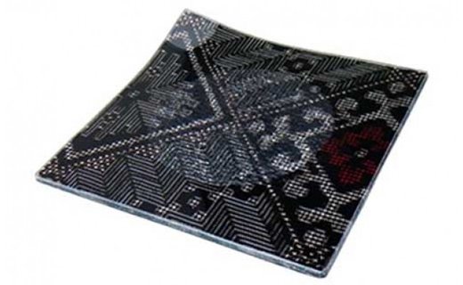 クリスタル大島紬 コースター　A104-001