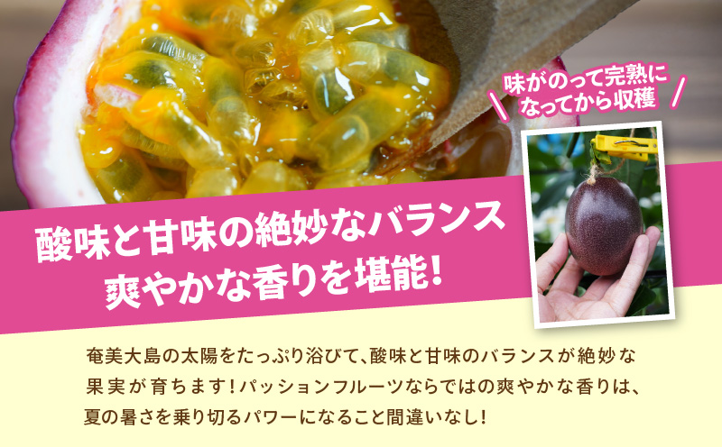 【2026年先行予約】完熟！南の島奄美のパッションフルーツ 2kg箱（20～22個サイズ混合）　A151-001