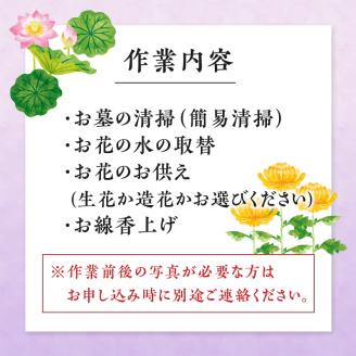 お墓清掃【鹿児島県奄美市名瀬地区】　A094-001