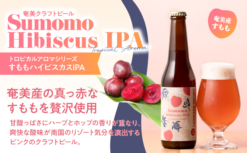 奄美クラフトビール＜3種＞TROPICAL AROMAシリーズ 3本セット【化粧箱】　A126-009-02
