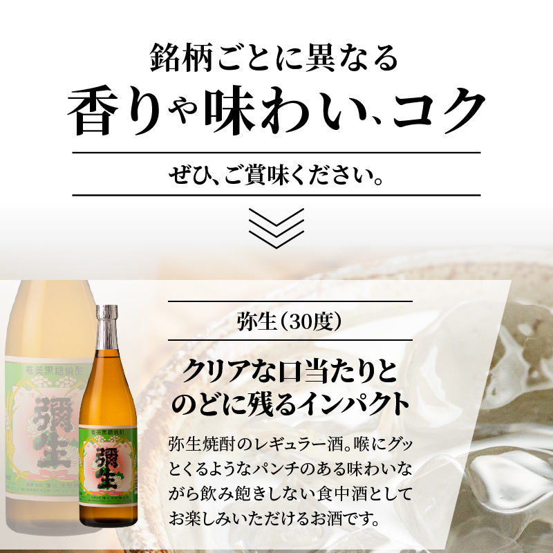 【限定品・蔵の味比べ】奄美黒糖焼酎 飲み比べセット 小瓶　A024-001
