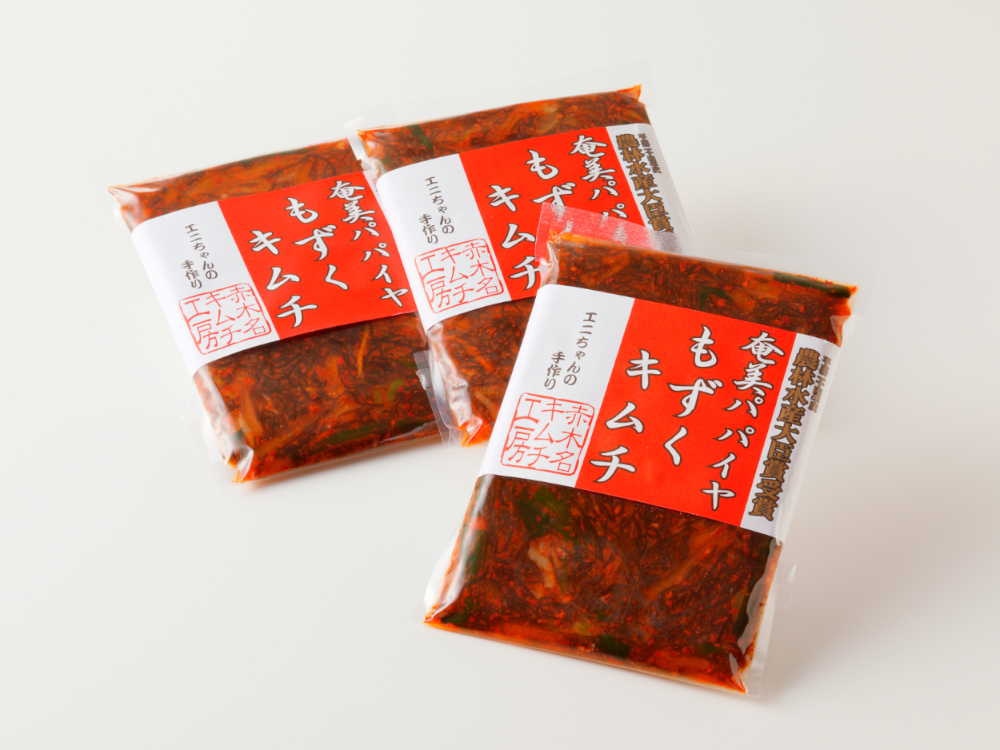 パパイヤもずくキムチ 250g 3個　A078-001