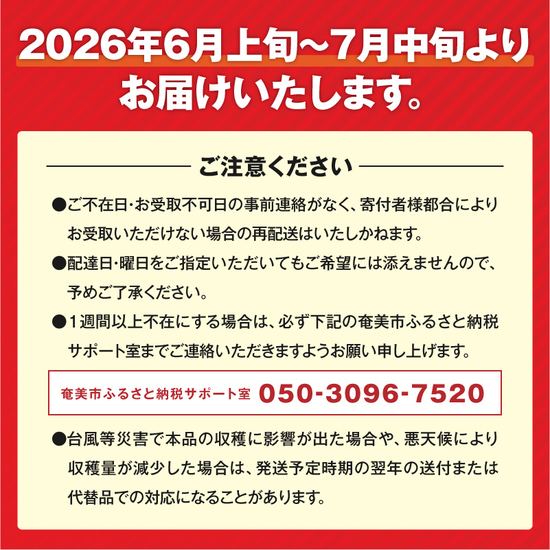 【2026年先行予約】【農家直送】奄美大島産 パッションフルーツ 贈答用 1kg（秀品12個入り）　A092-004