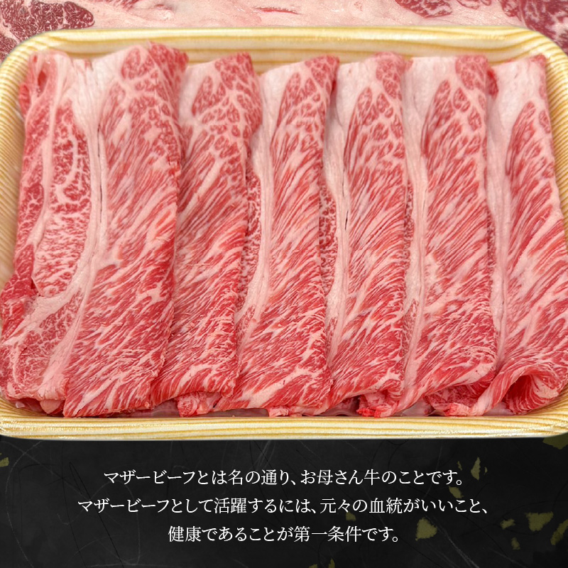 奄美マザービーフ 肩ローススライス　A134-001