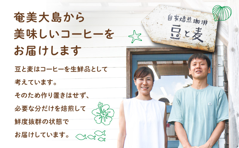 【自家焙煎】豆と麦 ブレンドNo.5（豆） 計600g（200g×3袋）　A017-019-03