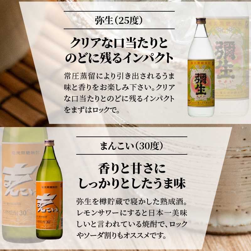 【限定品・蔵の味比べ】奄美黒糖焼酎 飲み比べセット 小瓶　A024-001