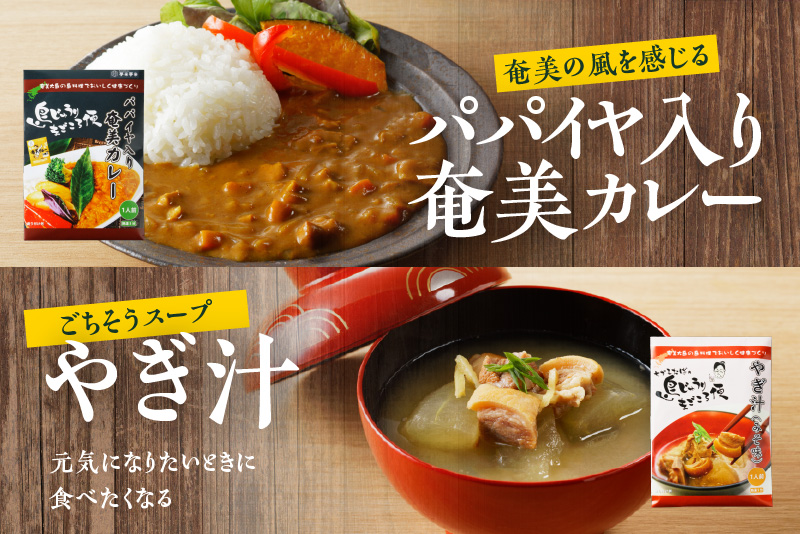 【奄美の伝統・島料理】レトルト6パックセット　A003-009