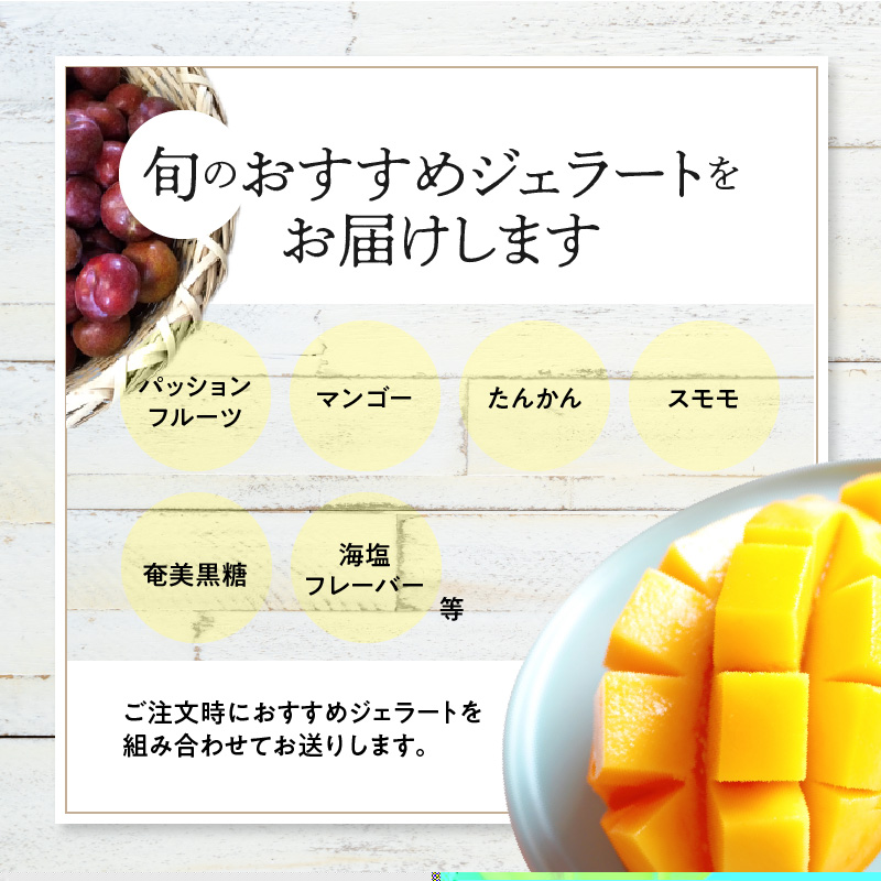 【La Fonte】手づくりジェラート奄美 12個セット　A084-002