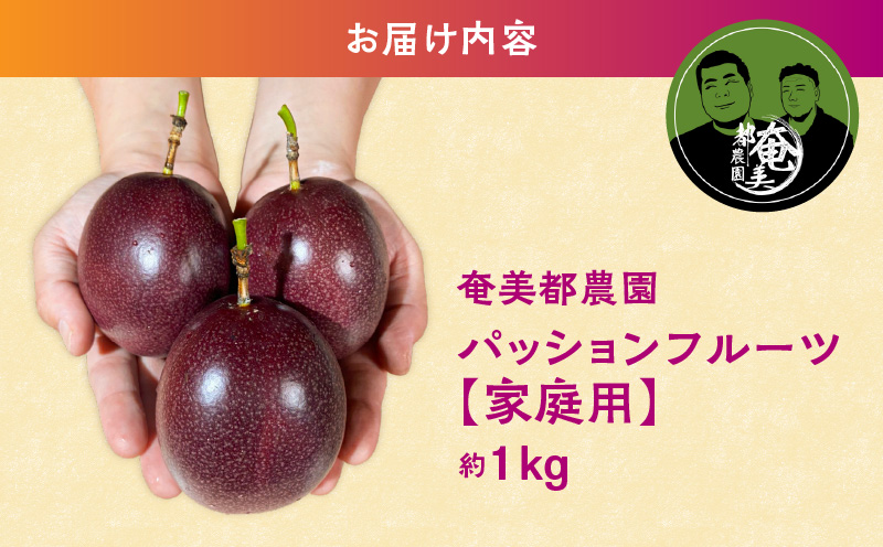 【2026年先行予約】パッションフルーツ 家庭用 約1kg　A194-001-01