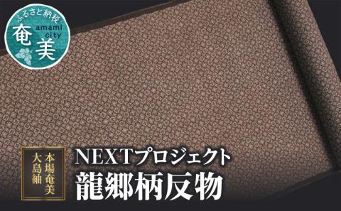 本場奄美大島紬NEXTプロジェクト 龍郷柄 反物　A060-007