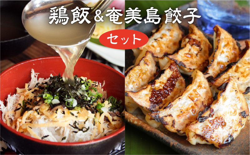 [10月1日価格改定(値上げ)予定]奄美のおもてなし料理「鶏飯」&こだわりの奄美島豚餃子セット