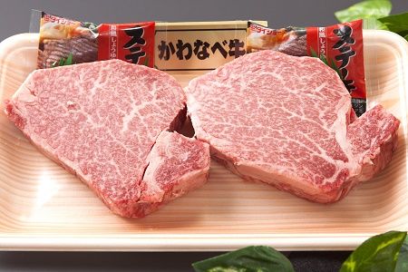 023-02 4等級以上!鹿児島県産黒毛和牛ヒレステーキ2枚