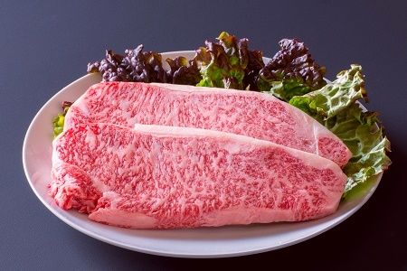 023-23 4等級以上!かわなべ牛サーロインステーキ2枚