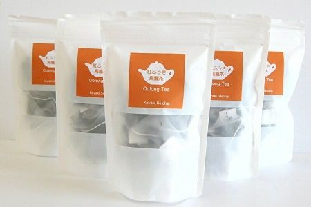 063-06 【けやき製茶】紅ふうき烏龍茶ティーバッグ5本セット