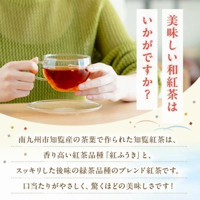 美味しい和紅茶!知覧紅茶ティーバッグ6袋セット