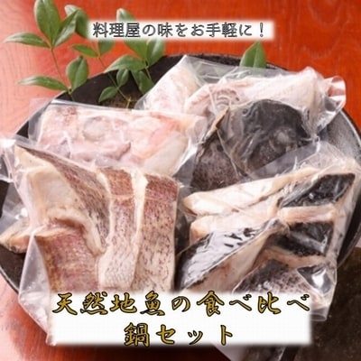 天然地魚の食べ比べ 鍋セット【配送不可地域：離島】