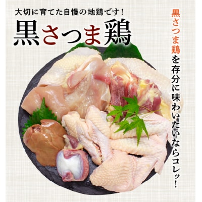 鹿児島ブランド地鶏!黒さつま鶏バラエティセット【配送不可地域：離島】