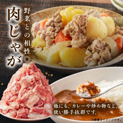 鹿児島県産豚切り落とし4kg【配送不可地域：離島】