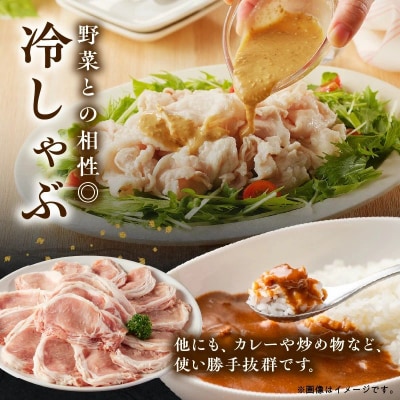 鹿児島県産豚ローススライス2kg【配送不可地域：離島】