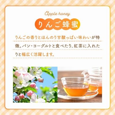 旅するはちみつ200g2本セット【りんご・みかん】