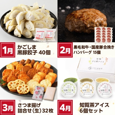 【発送月固定定期便】南九州まんぞく定期便2全12回【配送不可地域：離島】