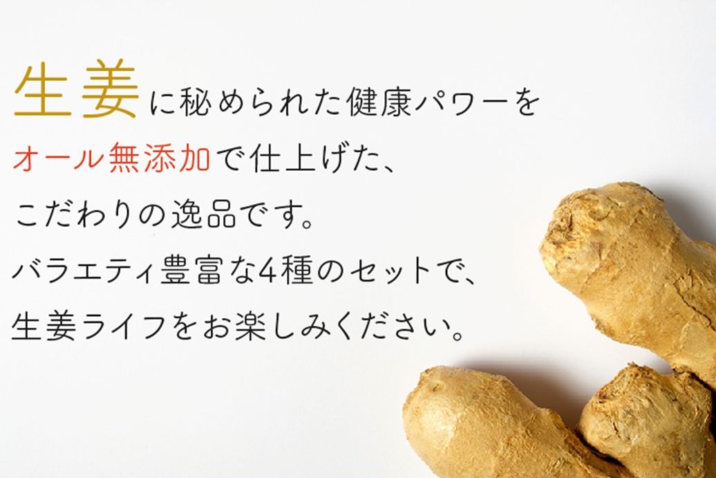 017-08 健康第一！生姜の無添加セット