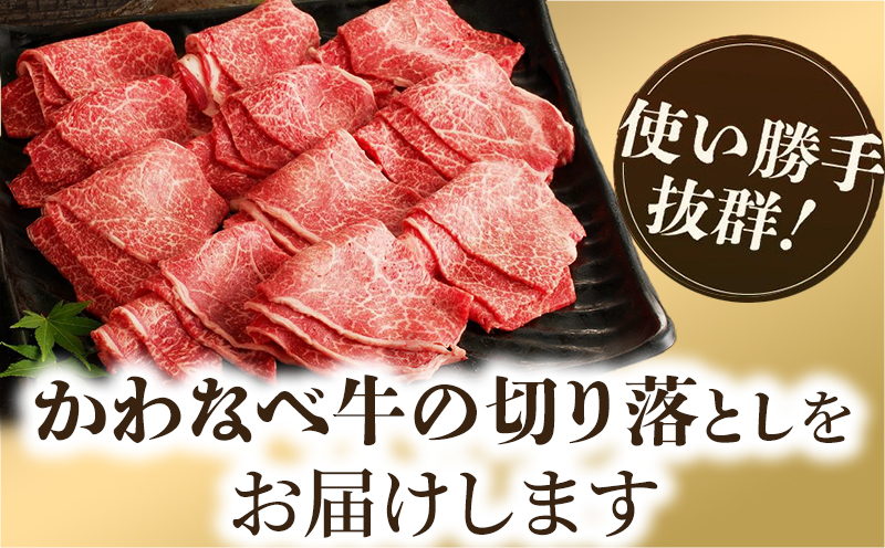 023-18 A4ランク以上！かわなべ牛切り落とし500g