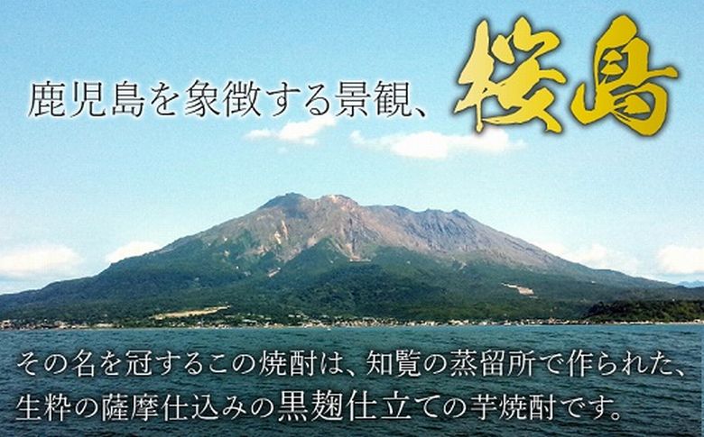 026-A-043 紙パック入焼酎 「あらわざ・黒桜島」 1.8L×2本セット