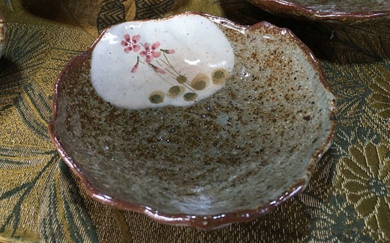 026-A-18 野の花工房 手びねり取皿5枚