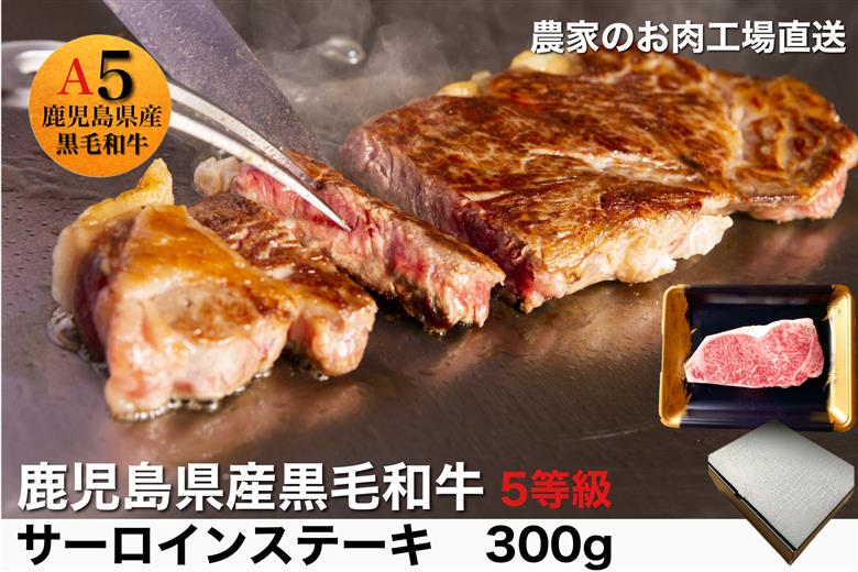 027-89 5等級黒毛和牛サーロインステーキ300g