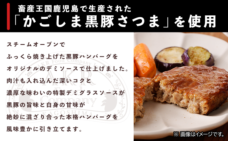 052-06 「かごしま黒豚さつま」デミグラスハンバーグ20個セット