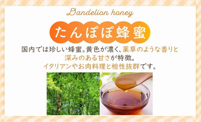 054-28 旅するはちみつ200g2本セット【たんぽぽ・蕎麦】