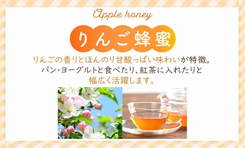 054-31 旅するはちみつ200g2本セット【りんご・みかん】