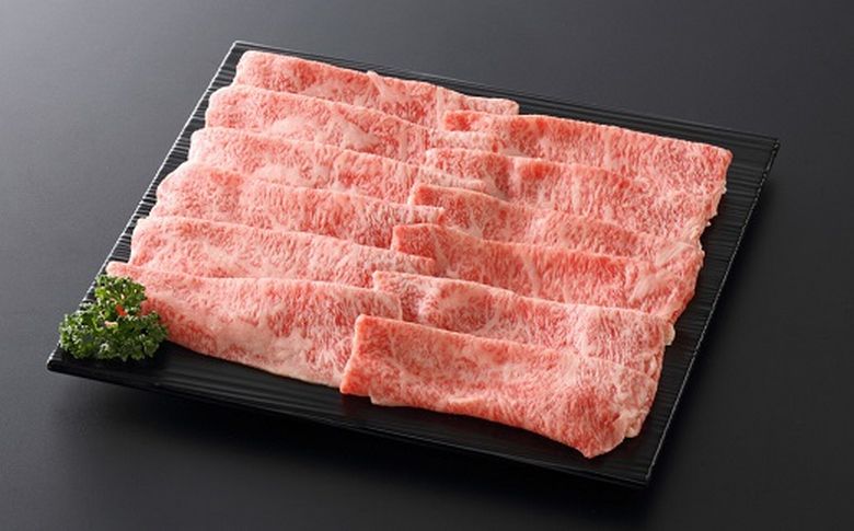 080-11 鹿児島県産黒毛和牛ロースすきしゃぶ400g