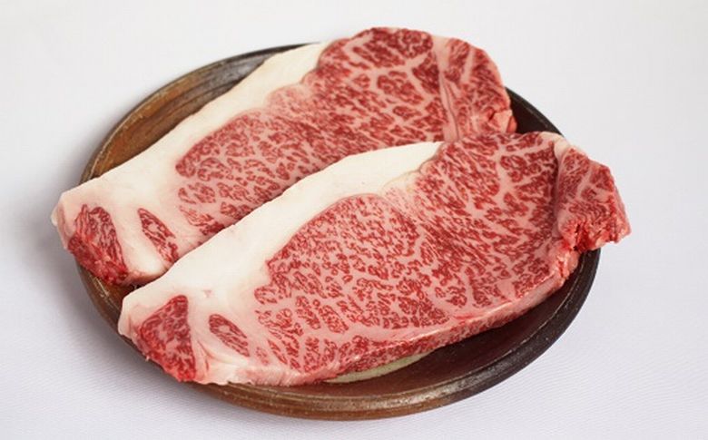 080-13 鹿児島県産黒毛和牛ロースステーキ2枚