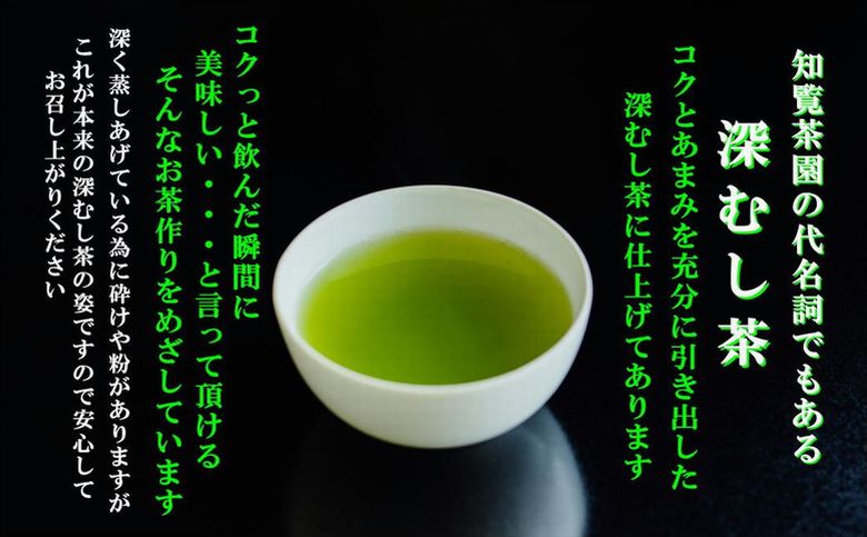 129-06-2 【お歳暮に】知覧茶園の深むし茶「吟」3本セット
