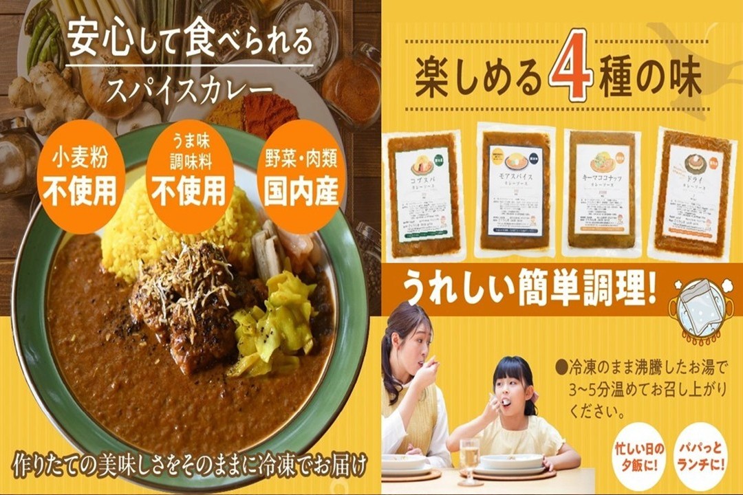 131-01 冷凍カレーソース4種5食分