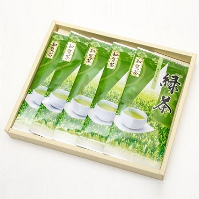 お茶で健康一番!知覧厳選緑茶5本セット