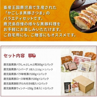 「かごしま黒豚さつま」バラエティセット【配送不可地域：離島】