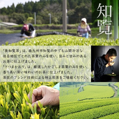 奥知覧茶と鹿児島茶 特上煎茶セット
