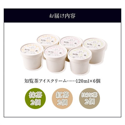 知覧茶アイス6個セット【配送不可地域：離島】