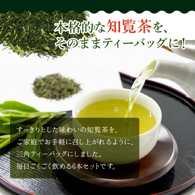 鹿児島知覧茶煎茶ティーバッグ6本セット