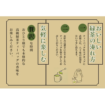 かごしま知覧茶 深蒸し茶ティーバッグ「緑の匠」