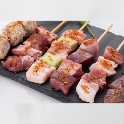 鹿児島県産黒豚串～焼とん～6本×5P(特製スパイス塩付き)【配送不可地域：離島】